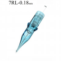 Тату картридж WJX Ultra Round Liner 7 - 0,18 мм  Long Taper