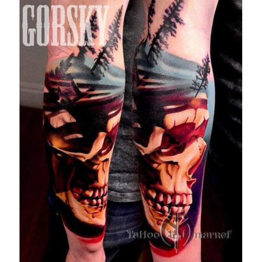 Краска World Famous Tattoo Ink Damian Gorski Retro Summer Set (4 пигмента)